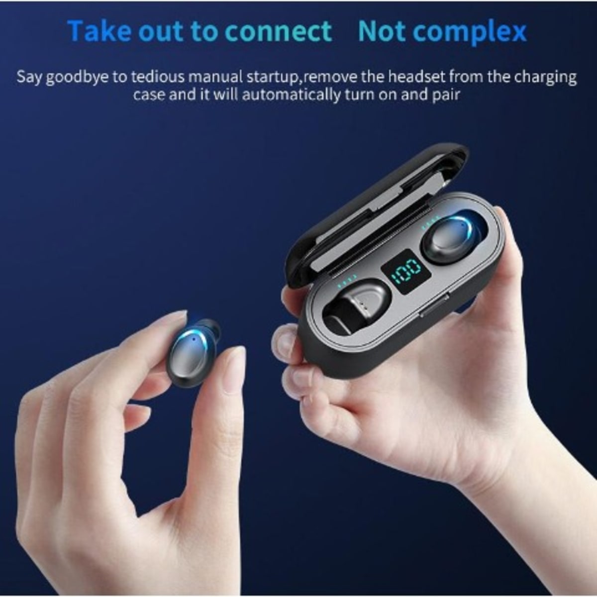 Turn on wireless earbuds best sale