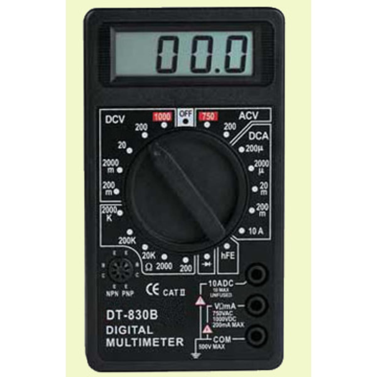 UNIT Digital Multimeter DT830B DT830D LCD Display Manual, 59 OFF