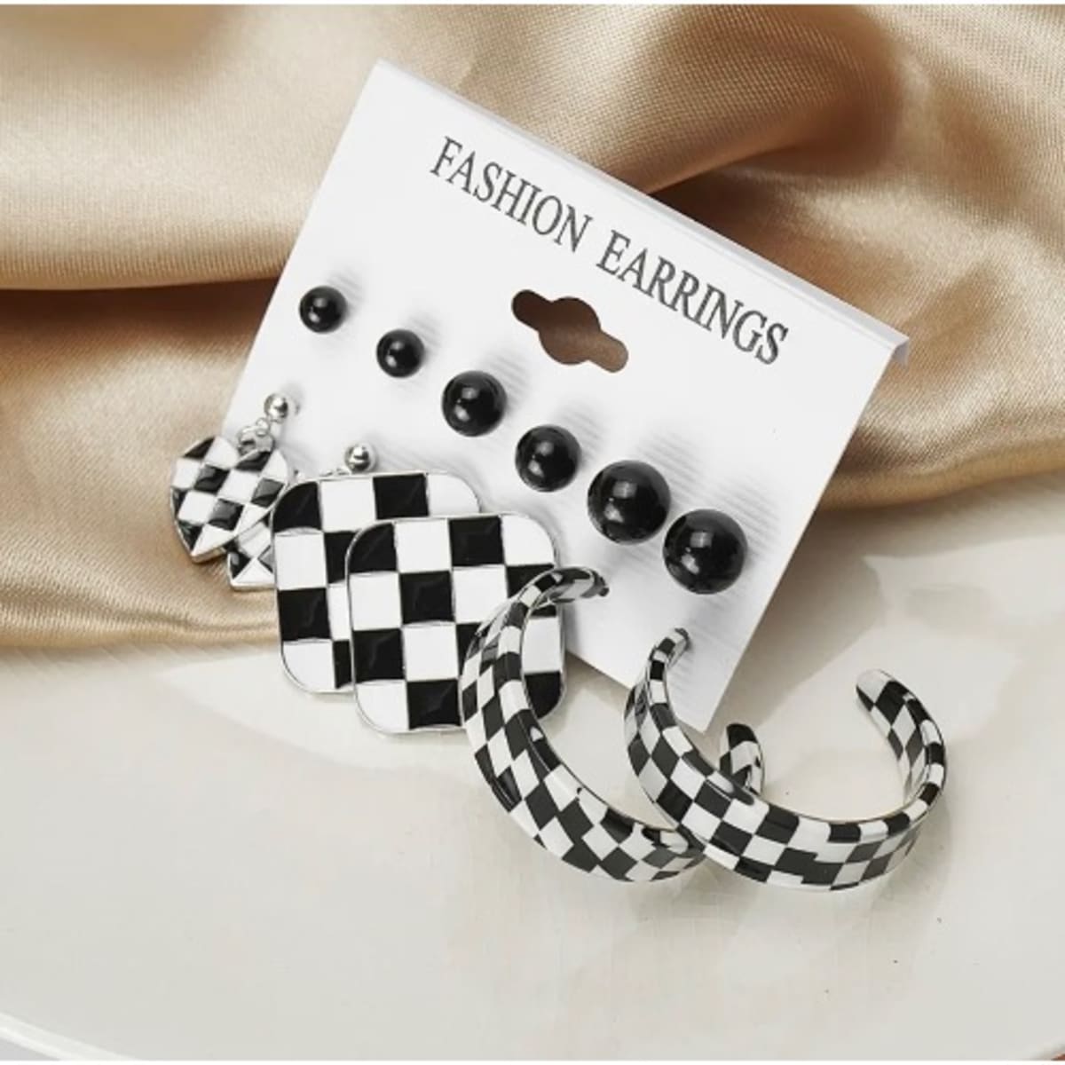 Fashion Jewelry Acrylic Earrings Set 09 6 pairs Konga Online