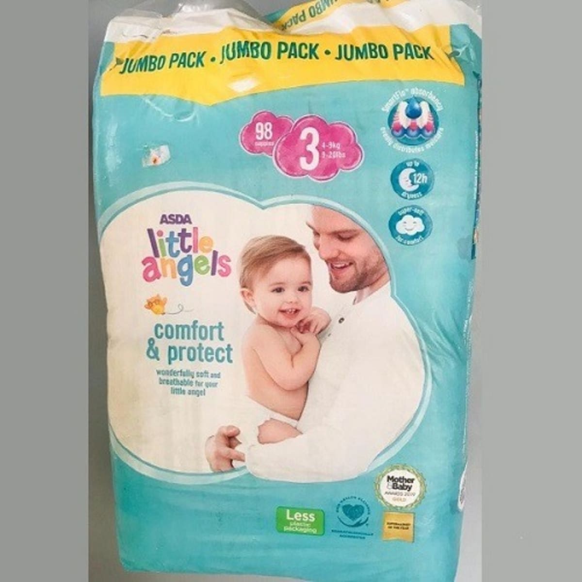 Little angels nappies size clearance 3