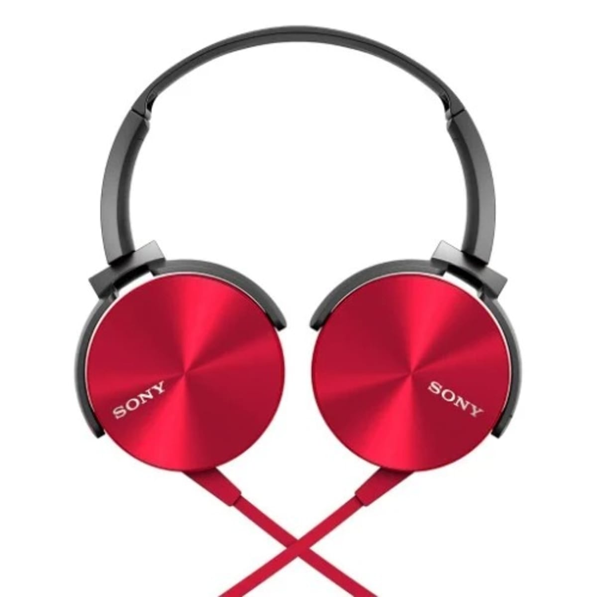 Sony On-ear Extra Bass Headphones With Mic - Red