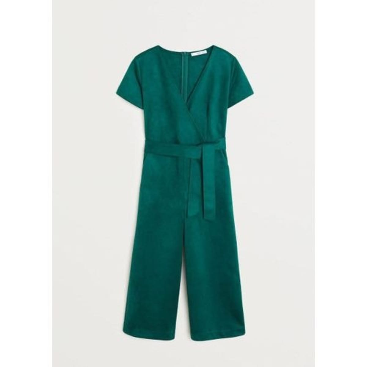 Green suede jumpsuit online