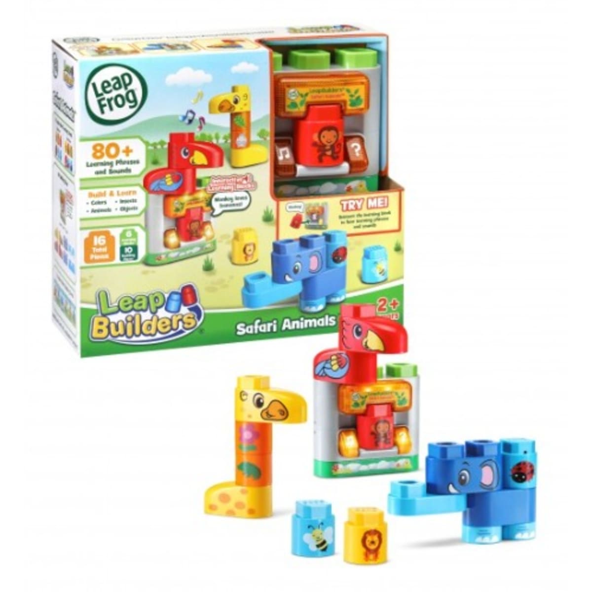 Leap Builders Safari Animals Learning Blocks Toy Konga Online