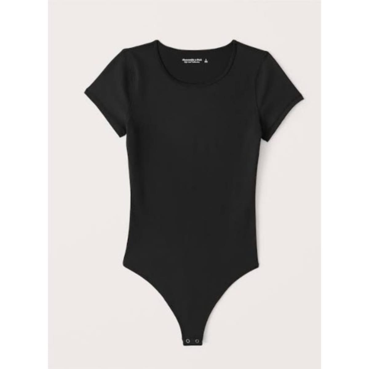 Short Sleeve Bodysuit- Black