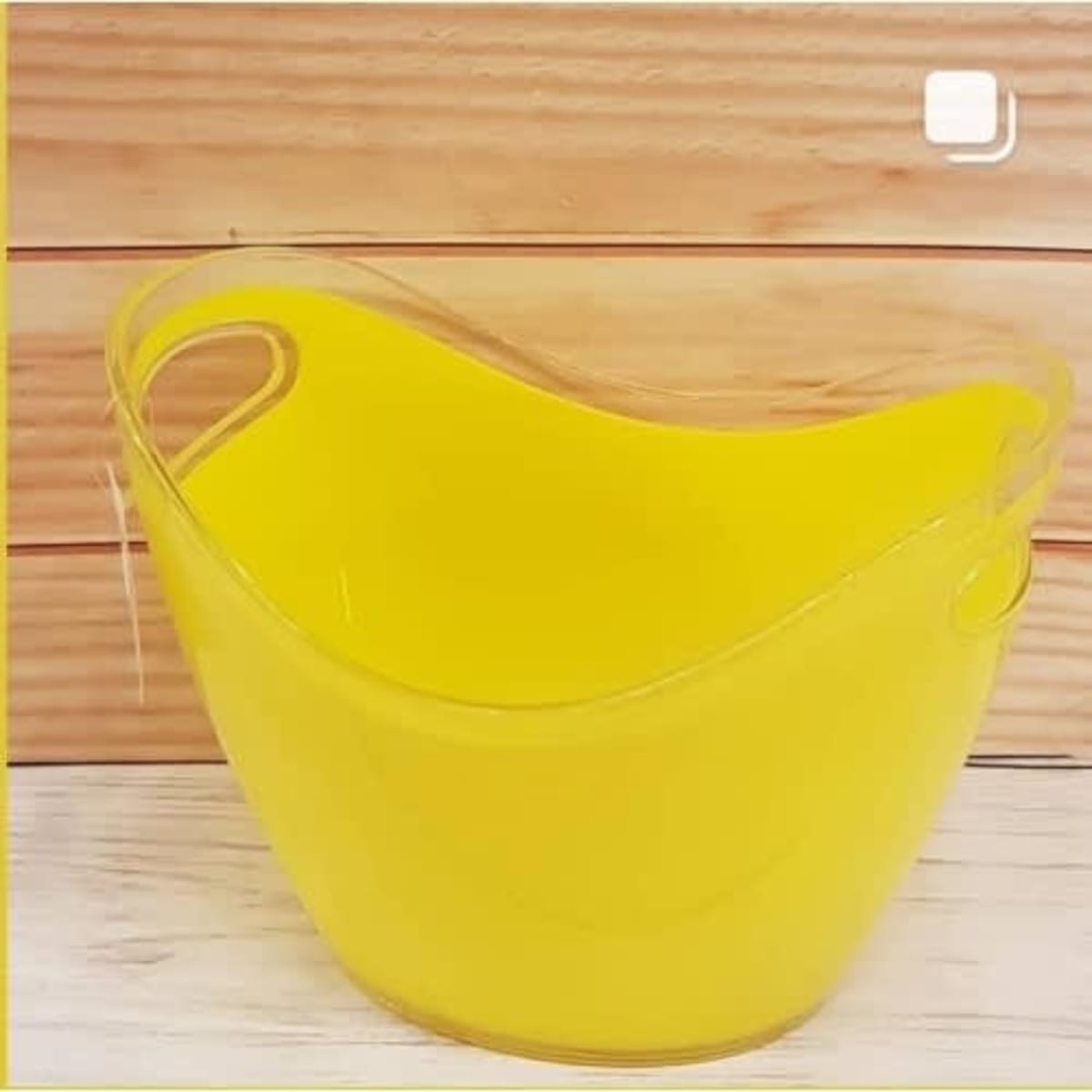Yellow deals ice bucket