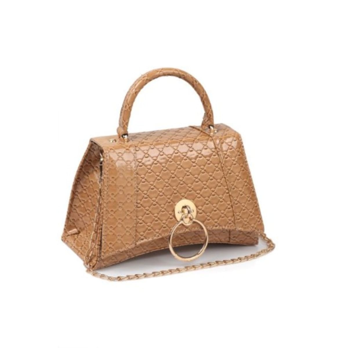 Nude top handle bag cheap