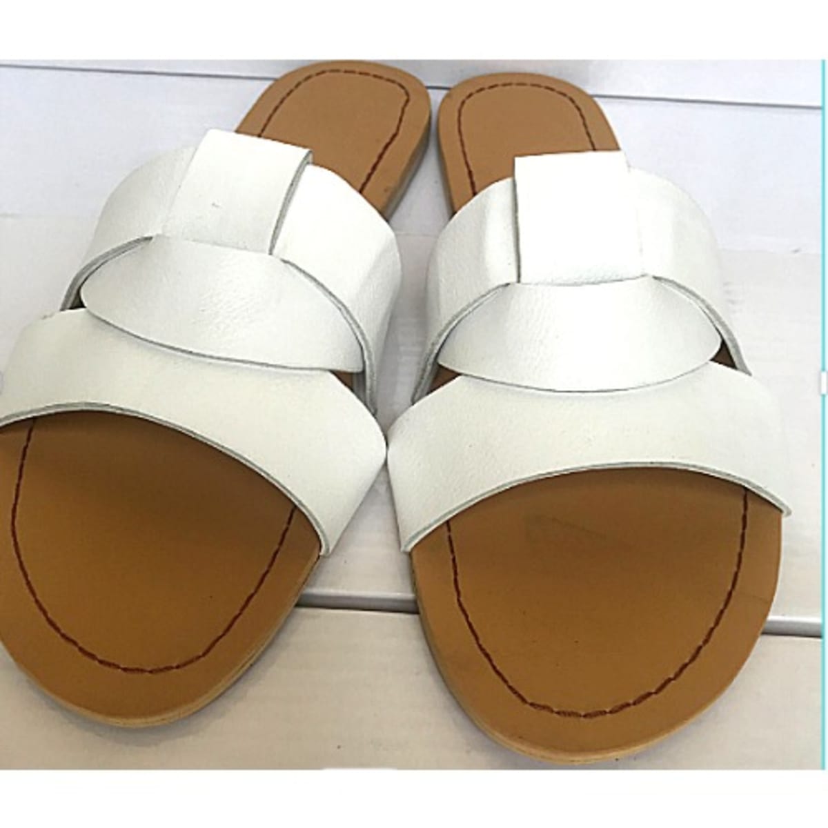 Ladies slide slippers sales