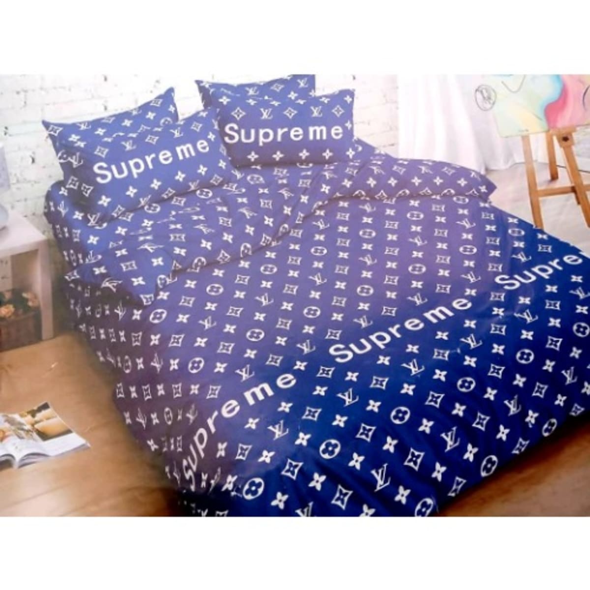 Louis Vuitton, Bedding, Supreme X Louis Vuttion X Mrbeast Monogram Blanket