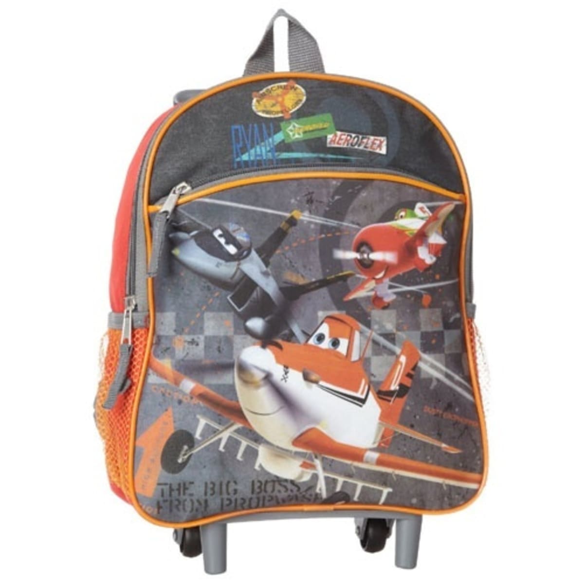 Disney Little Boys Planes 12 Inch Mini Rolling Backpack Konga