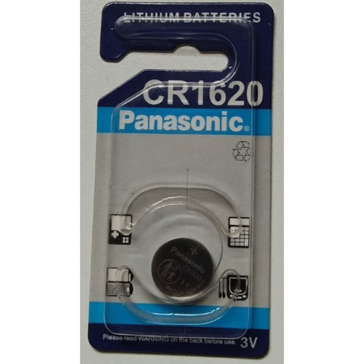 CR1620 - Panasonic Batteries - Battery, 3 V, Coin Cell
