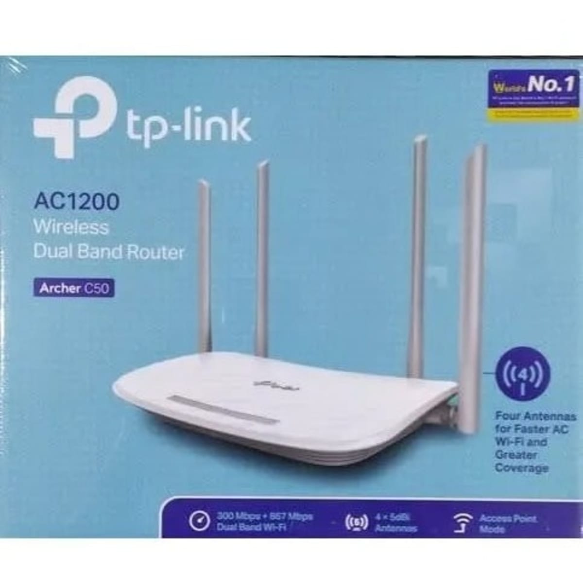 Routeur Wifi TP-Link ARCHER C50 AC 1200 Mbps