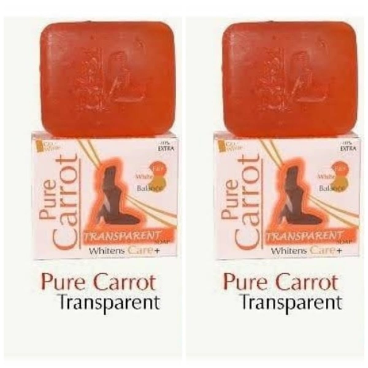Pure Carrot Transparent Bar Soap Set Of 100g Konga Online Shopping