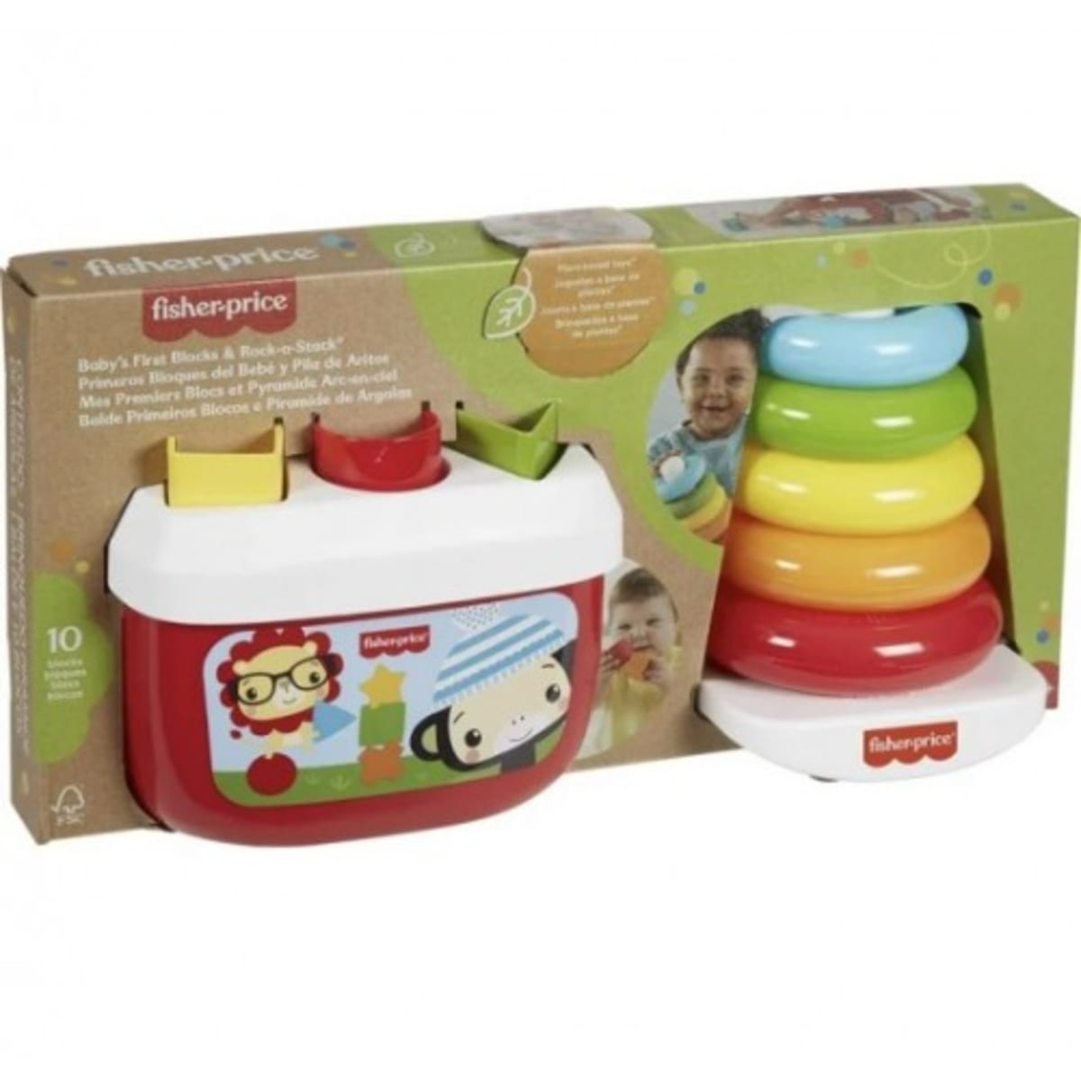 Fisher price hotsell stacking blocks