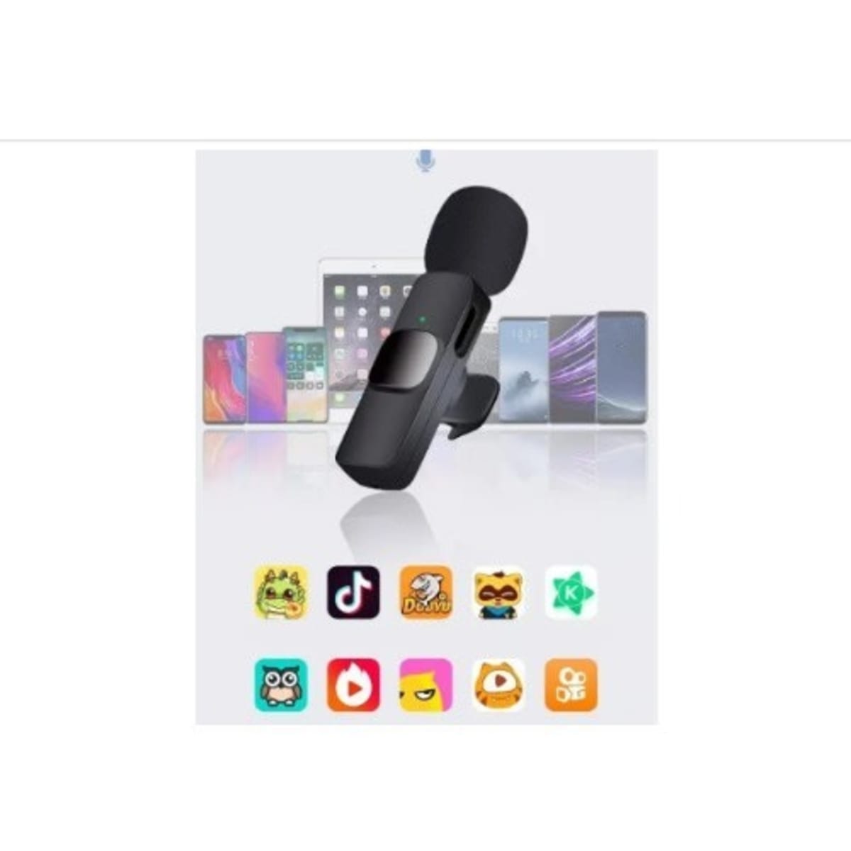 Wireless Lapel Microphone - iPhone Mouth