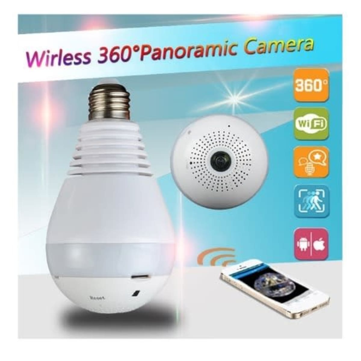 360 panoramic discount camera bulb