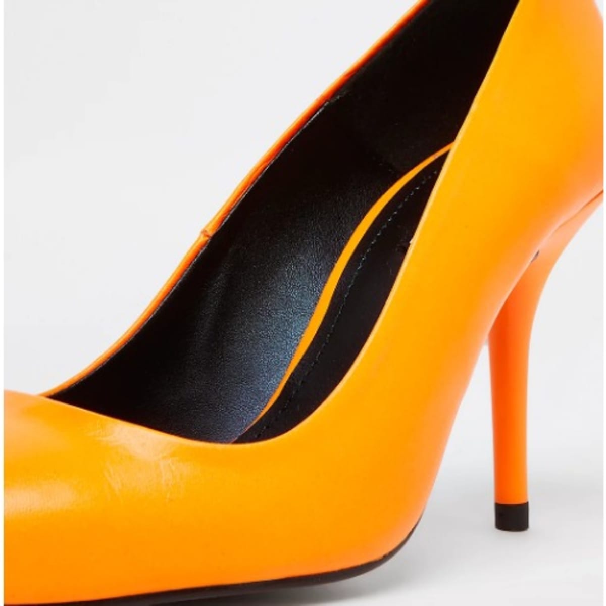 Orange court shoes deals river island