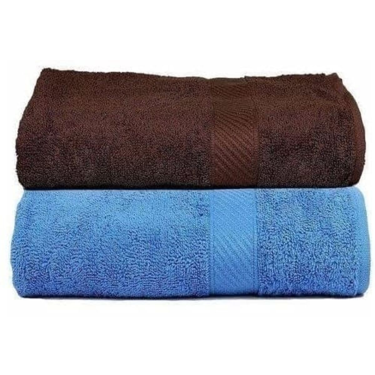 Blue and brown on sale towels