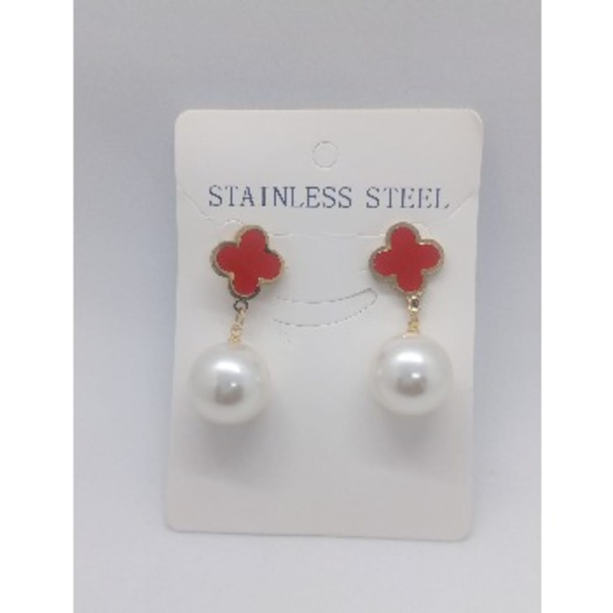 Vca red earrings deals