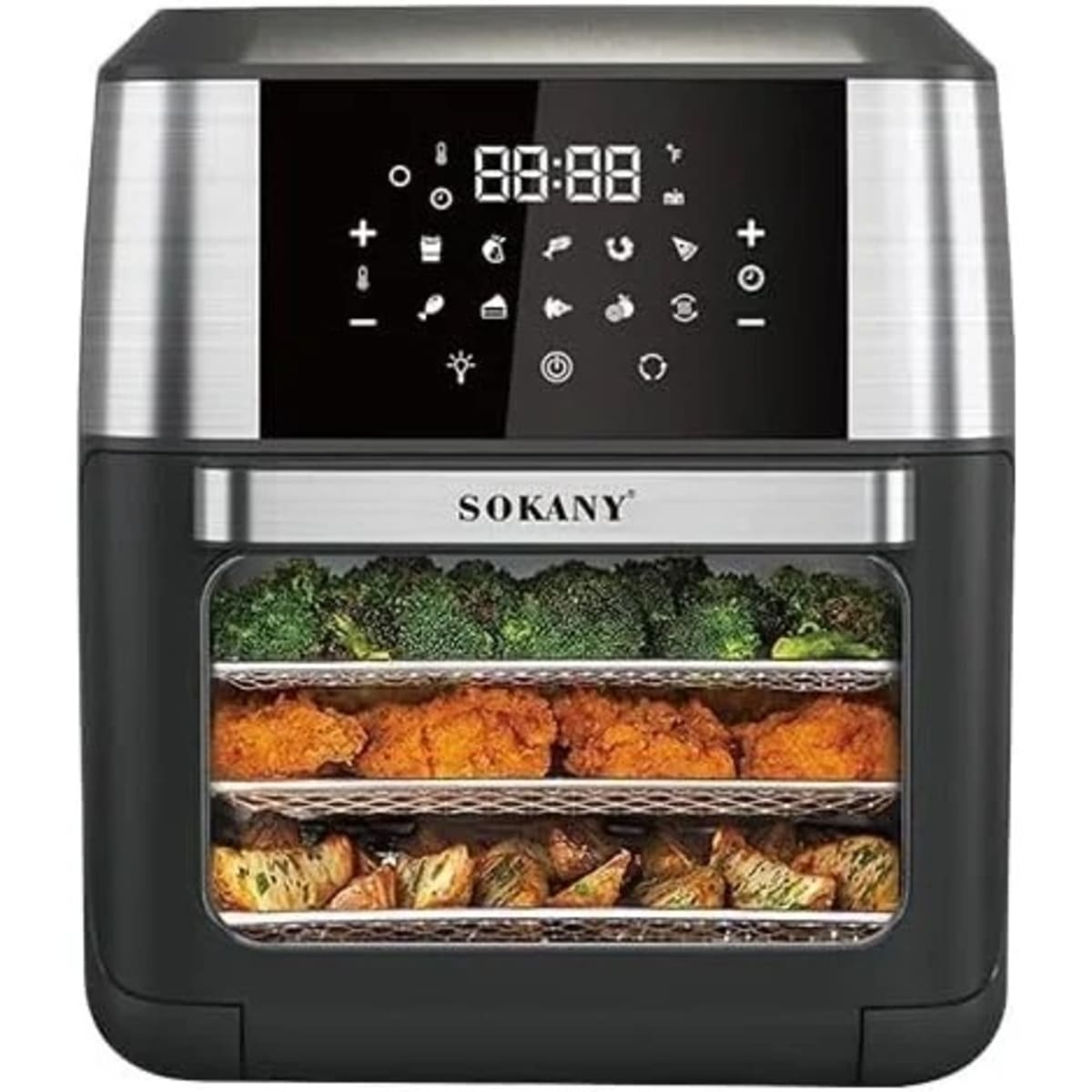 Commercial air outlet fryer oven