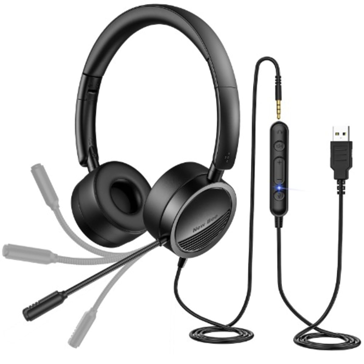 Usb call sales center headset