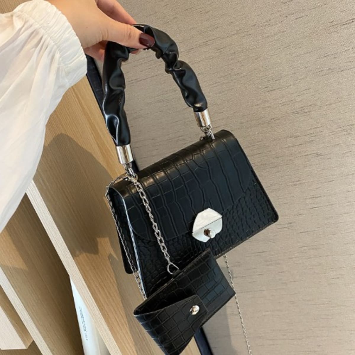 Ladies Handbag Black Konga Online Shopping