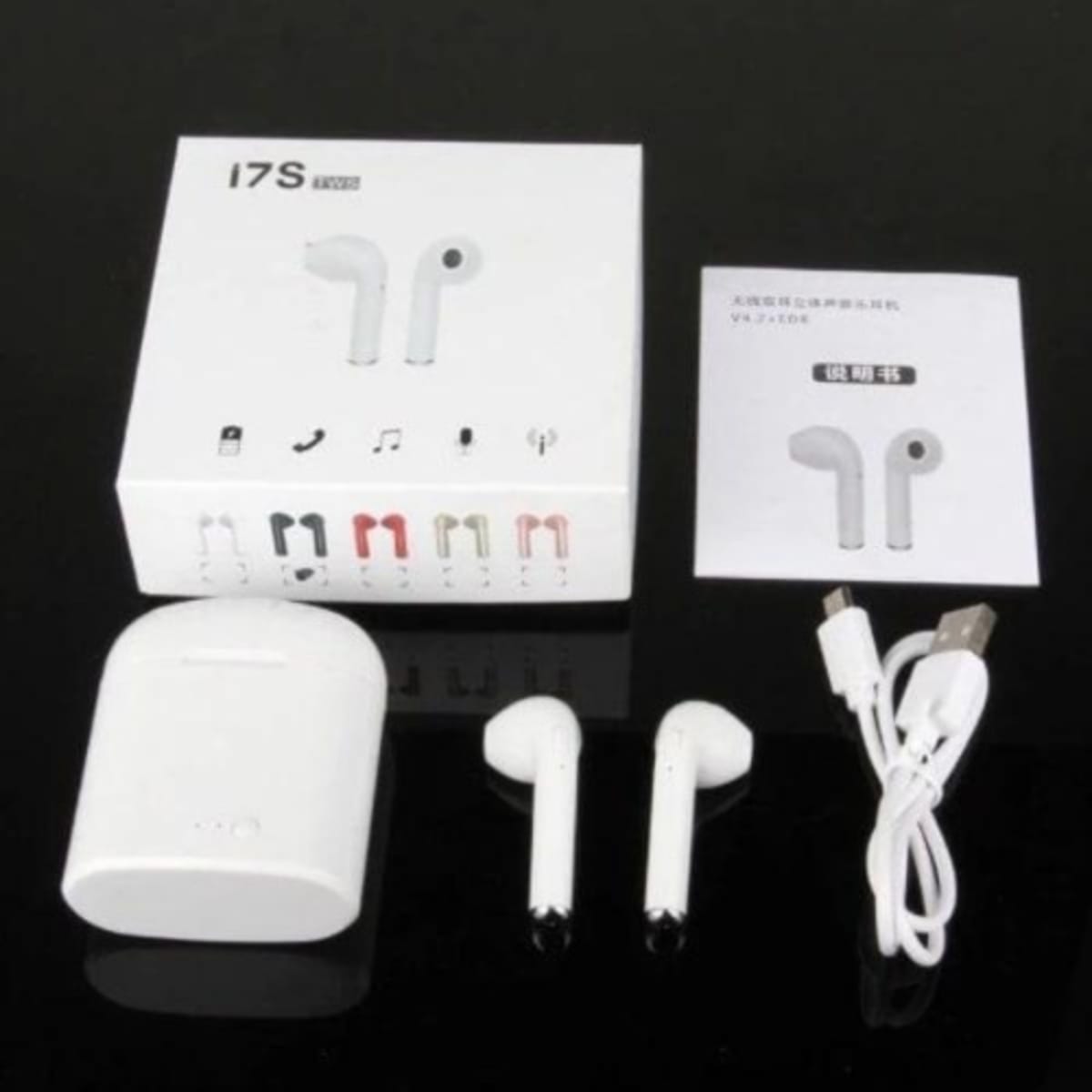 højt Udsøgt Skulptur I7s Tws Wireless Bluetooth Earphone - White | Konga Online Shopping