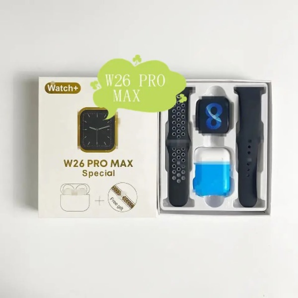 W26 smart watch cheap box