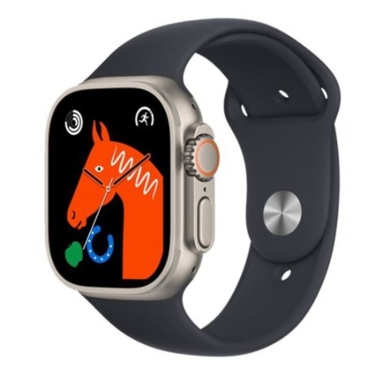 Ultra 8 Smart Watch For Android iPhone Black Konga Online