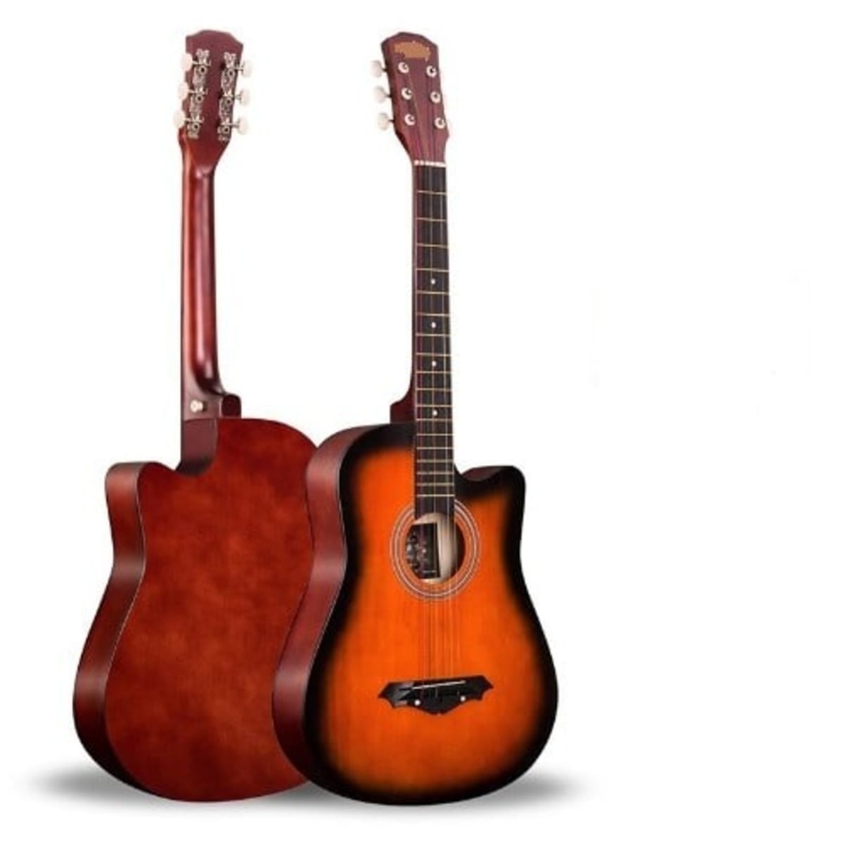 Acoustic Box Guitar With Bag And Strap Sunburst Konga Online