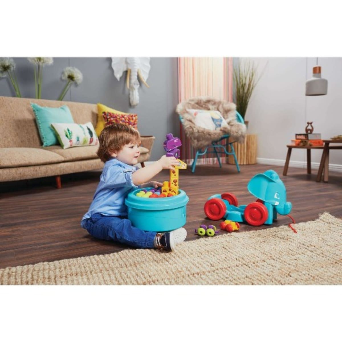 Fisher Price Mega Bloks Big Builders Elephant Parade Konga