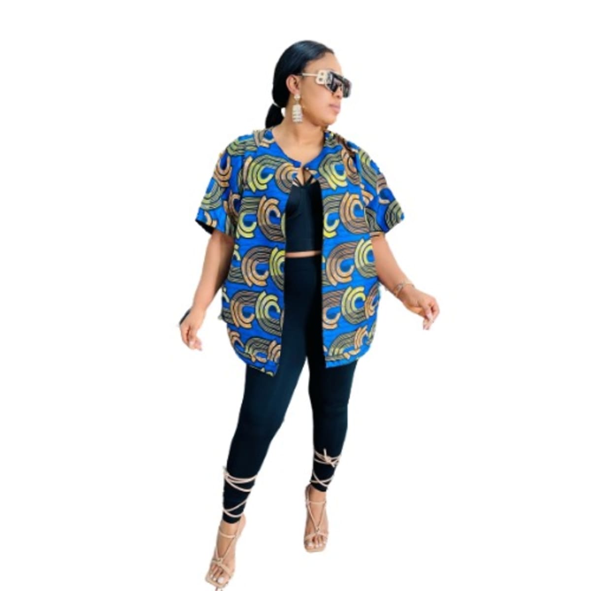 Ankara short cheap and jacket