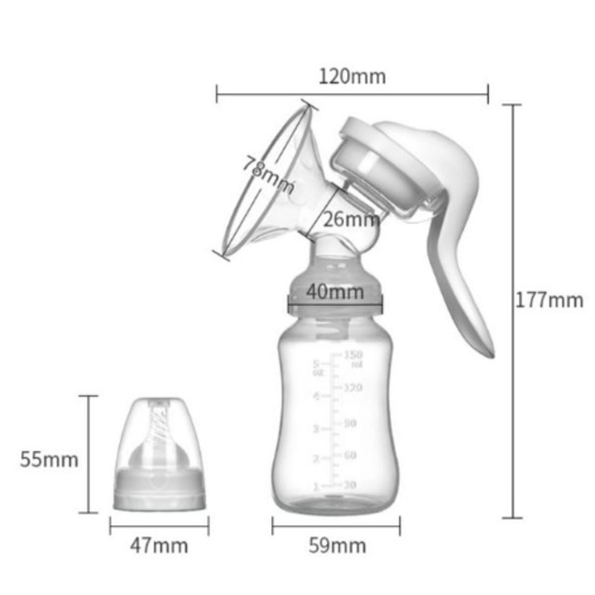Breast Pump Feeding Bottle For Mothers And Newborn Baby Konga