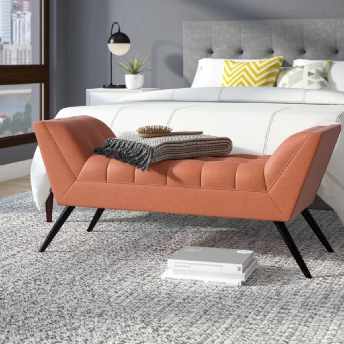 Doonan on sale upholstered bench