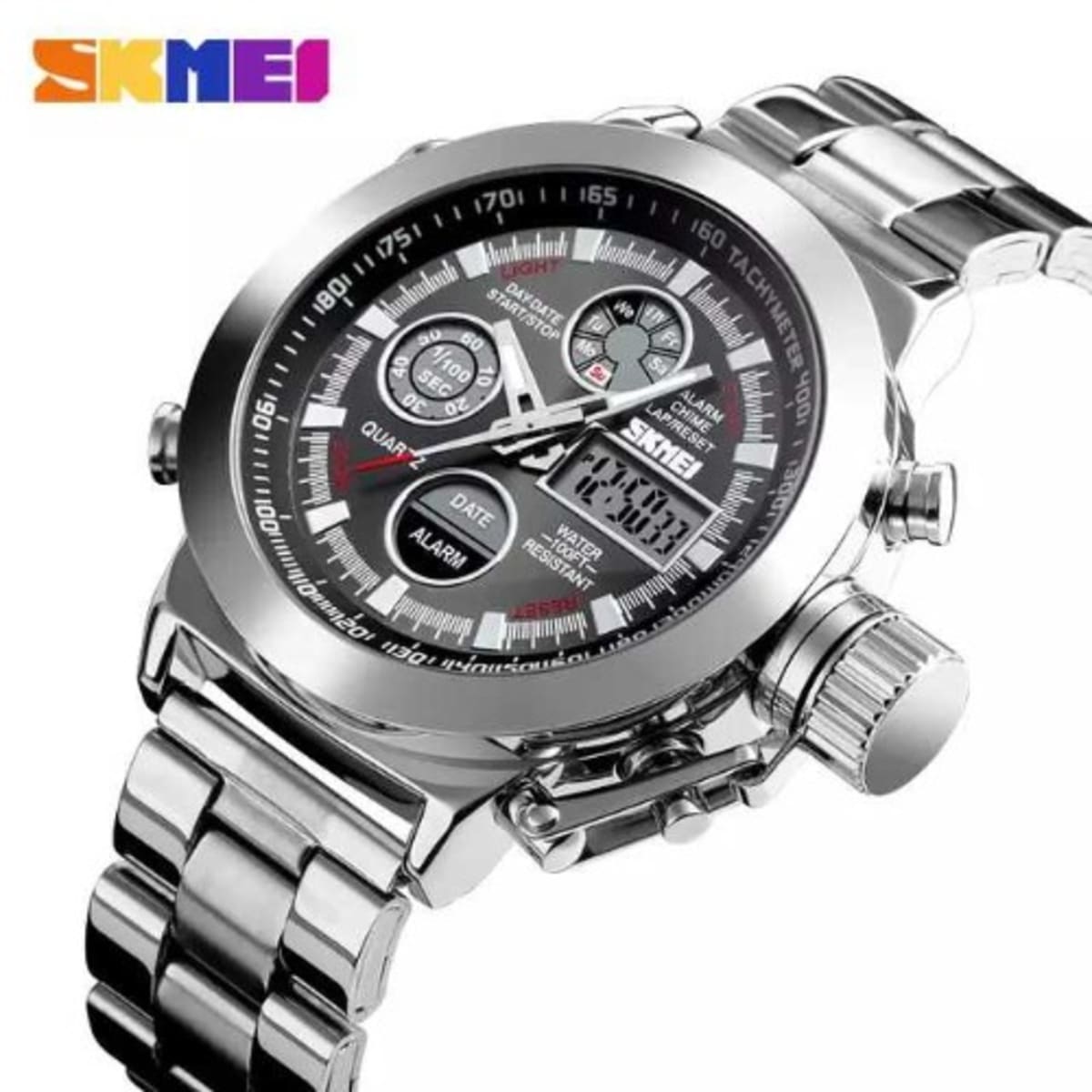 Skmei shop watch silver