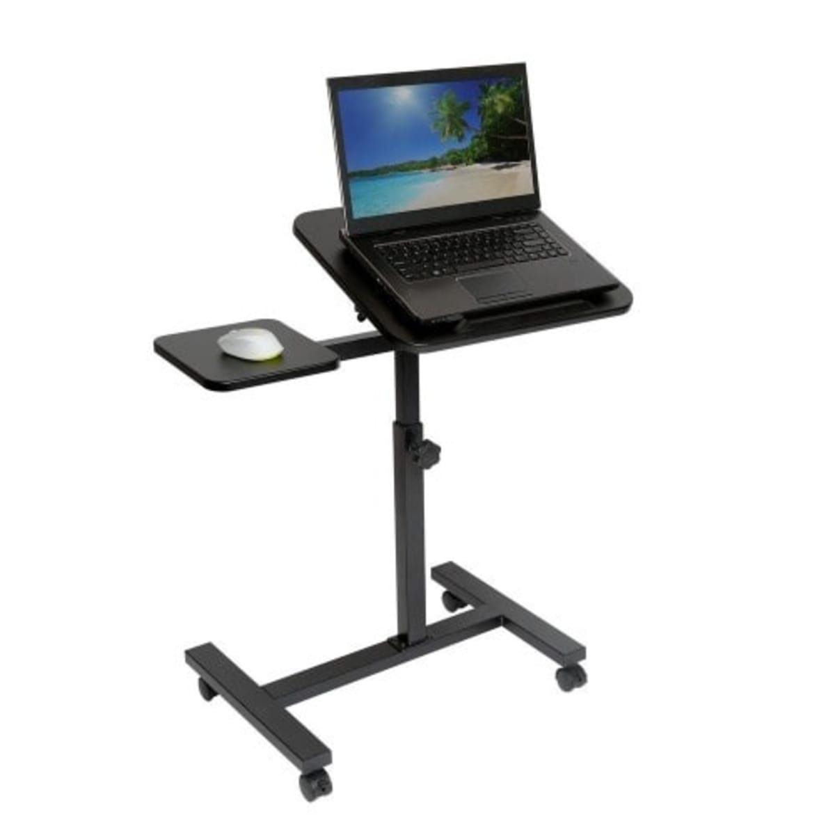 Adjustable folding sales computer desk