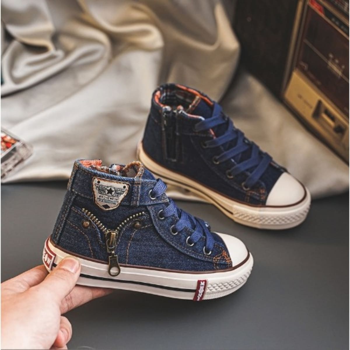 Jeans shoes sales for kids