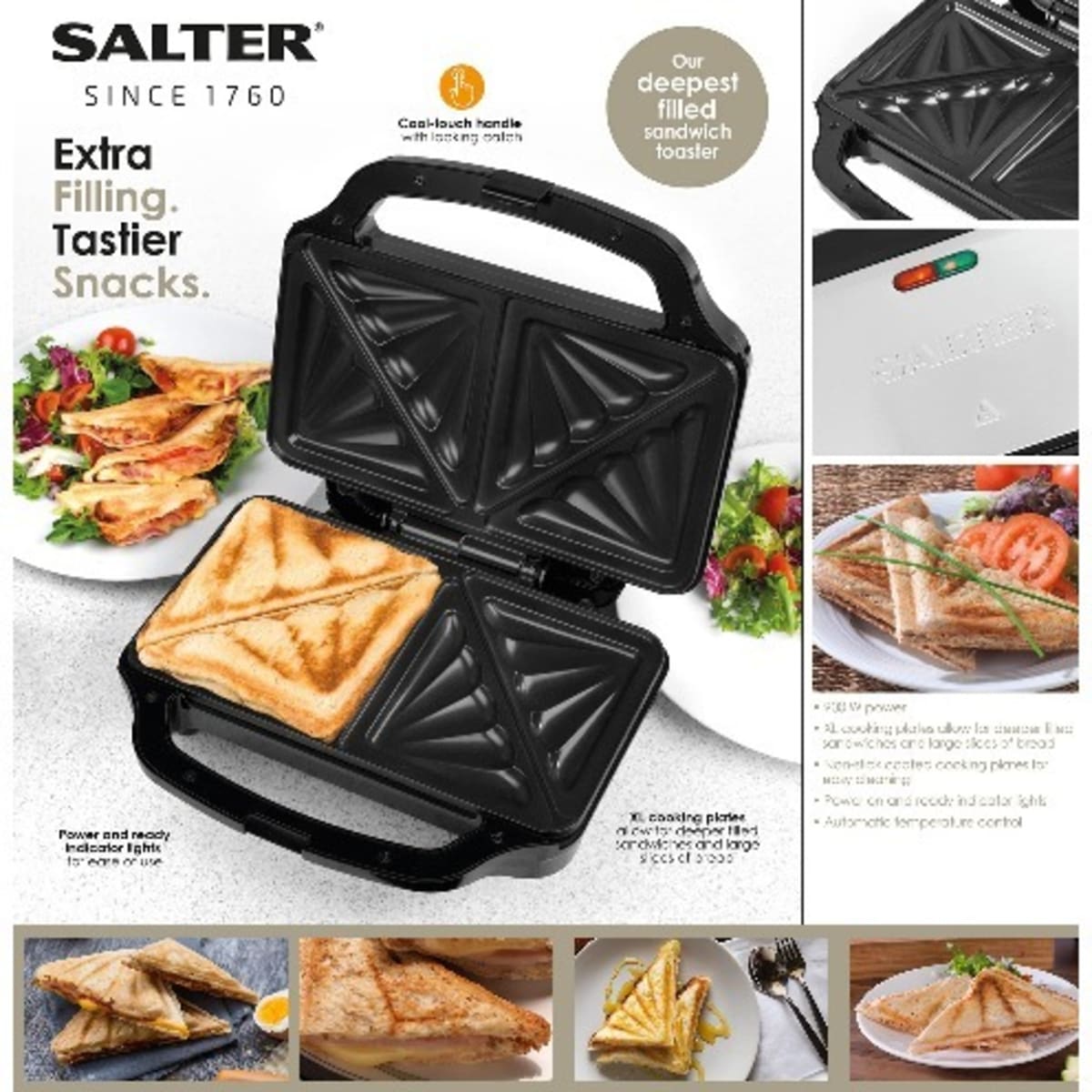 Salter Handbag Style Sandwich Toastie Maker