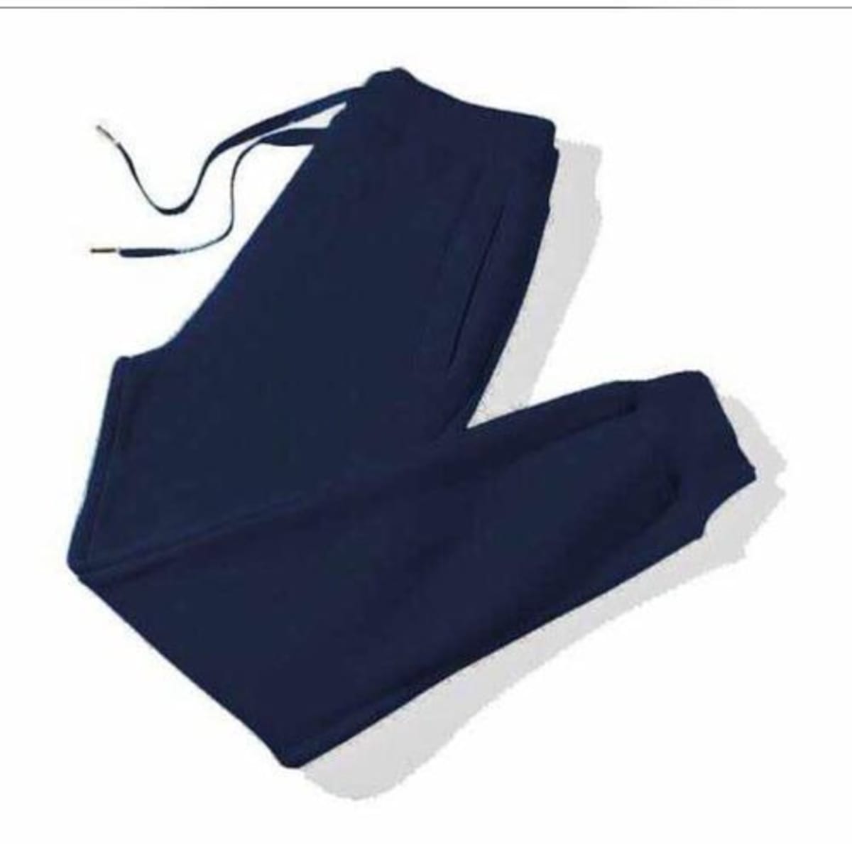 Plain navy 2024 blue joggers