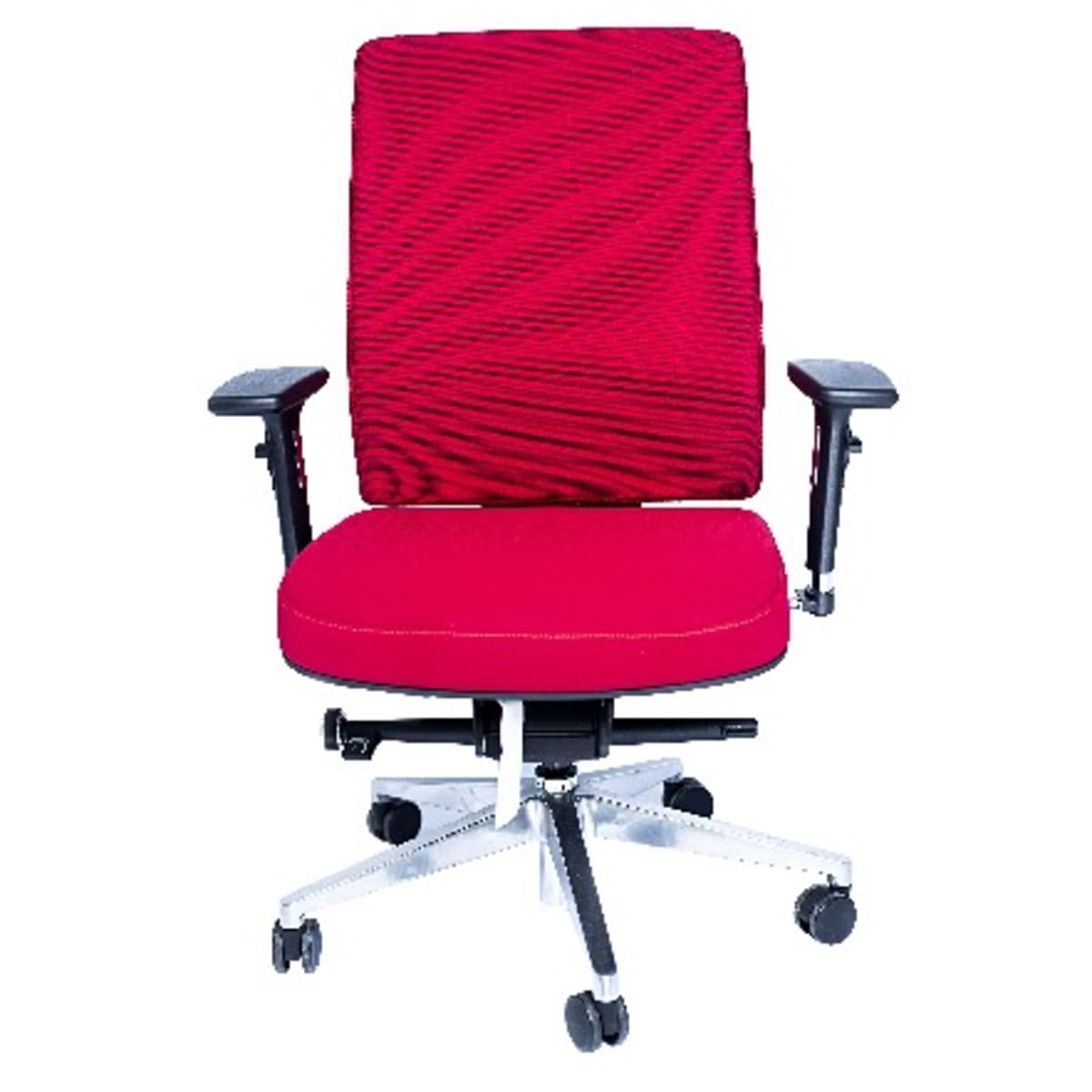 Red fabric cheap office chair