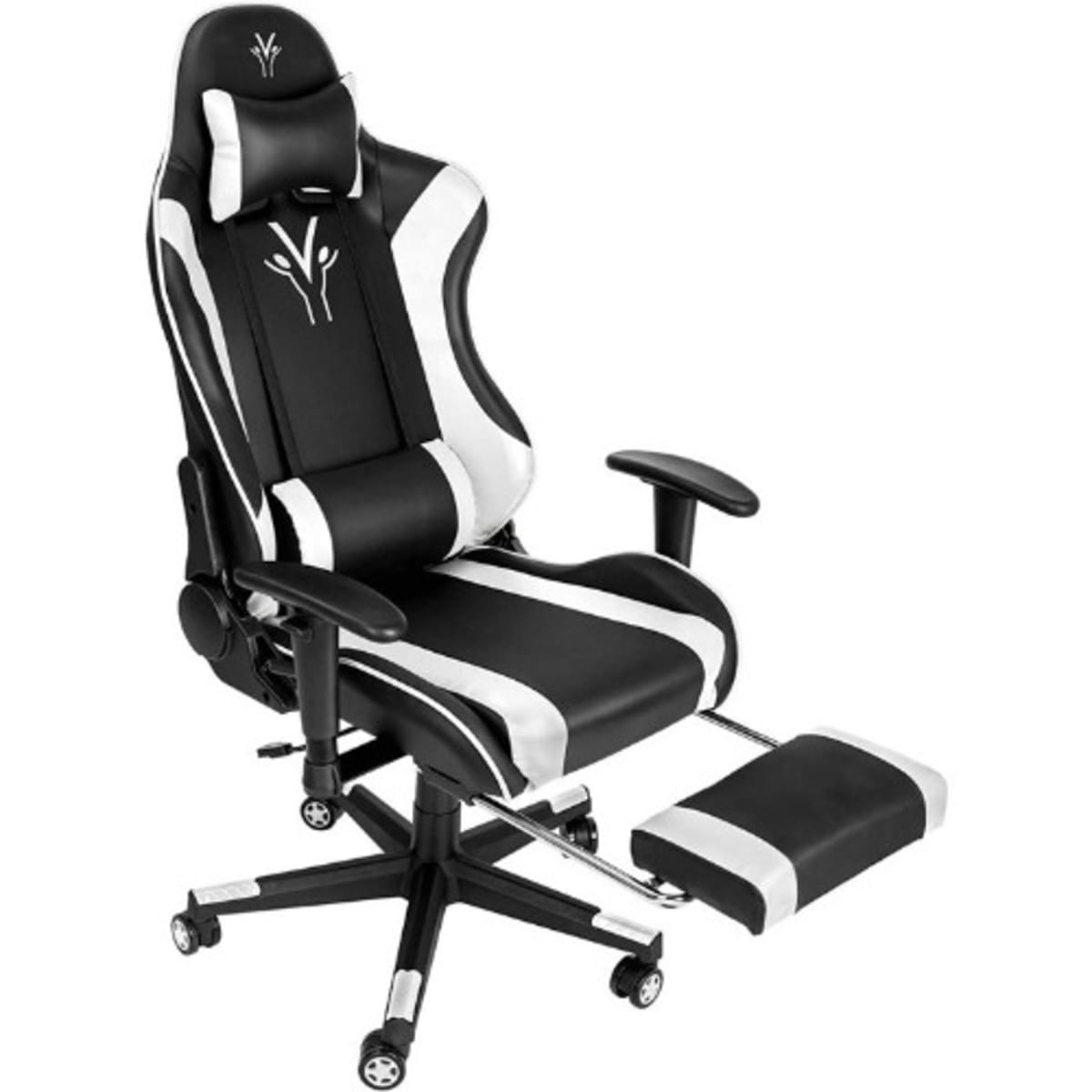 Gaming chair with footrest near me best sale