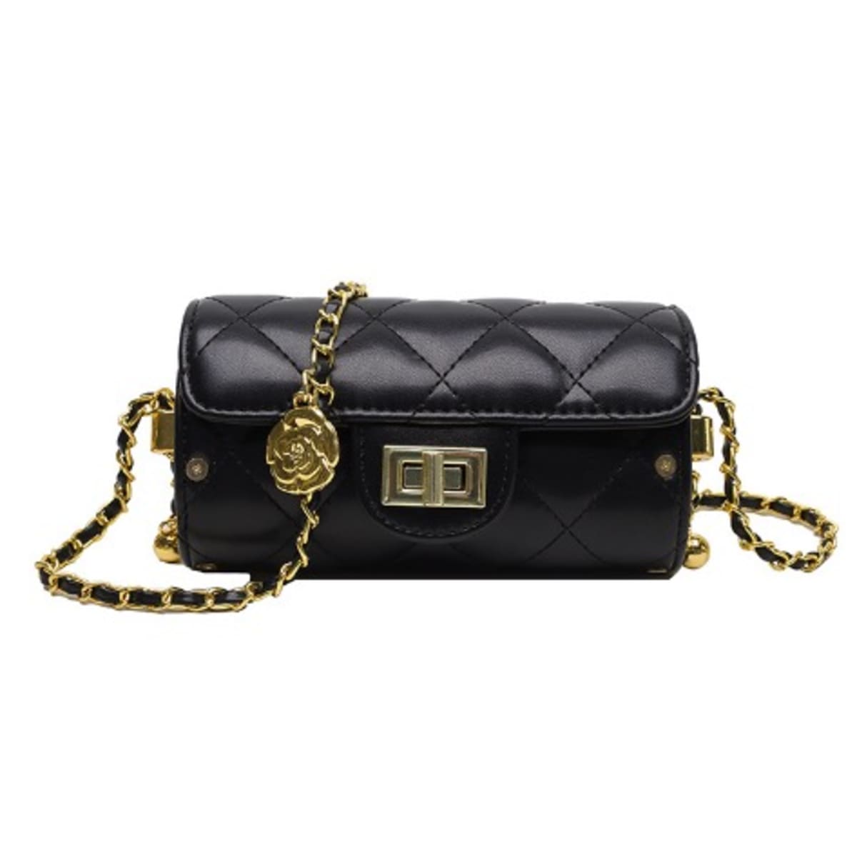 Quilted Sausage Design Leather Purse Medium Size Konga Online