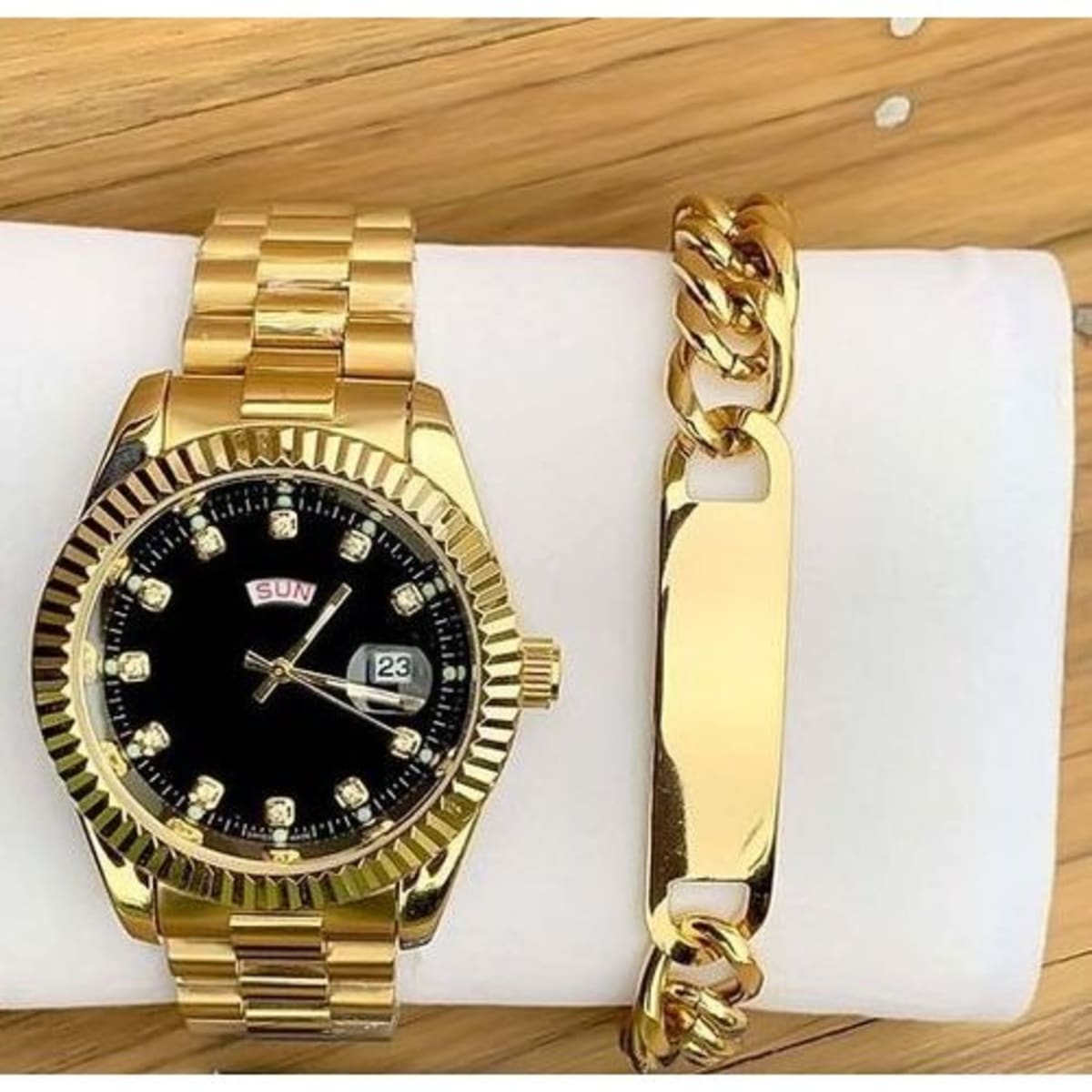Forecast Men s Gold Wristwatch Wrist Set Konga Online Shopping
