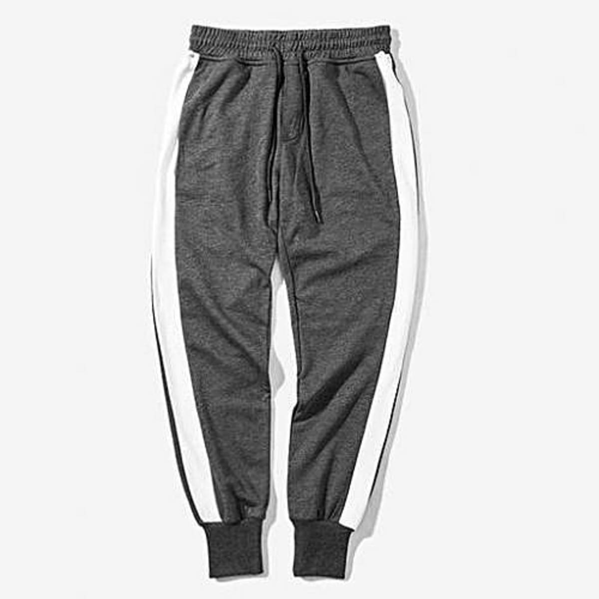 White Stripe Grey Joggers Konga Online Shopping