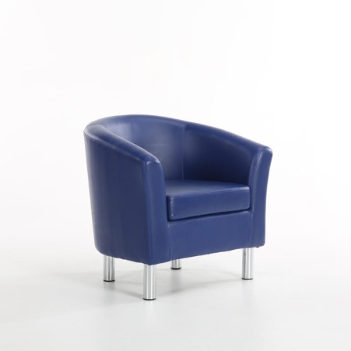 Dark blue tub cheap chair