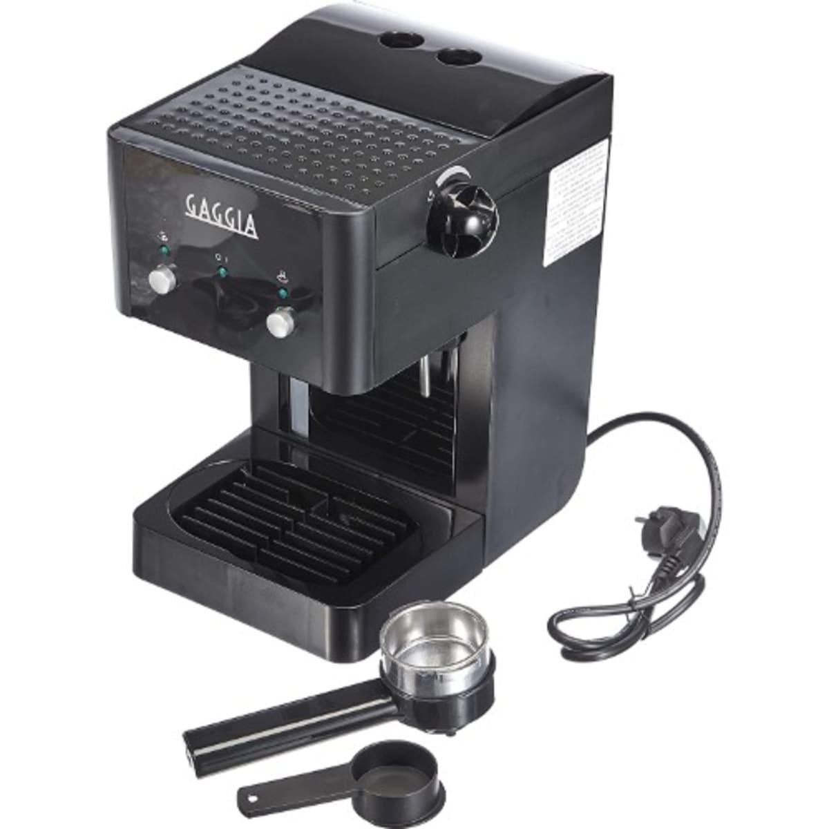 Gaggia Milano Gran Gaggia Style Manual Espresso Coffee Machine - 1025w -  R18423/11 Black