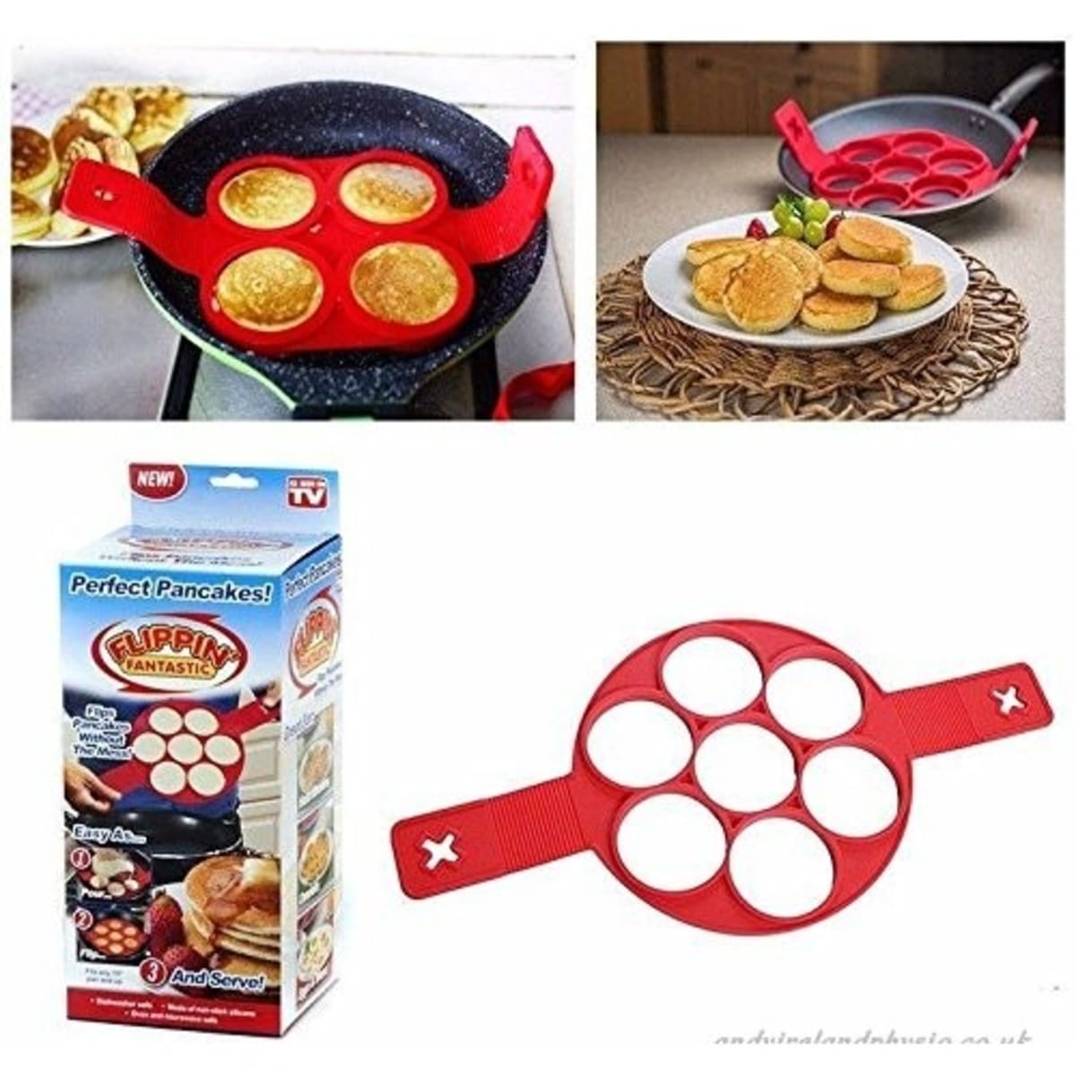 Non- Stick 4 Parts Perfect Pancake Maker  CartRollers ﻿Online Marketplace  Shopping Store In Lagos Nigeria