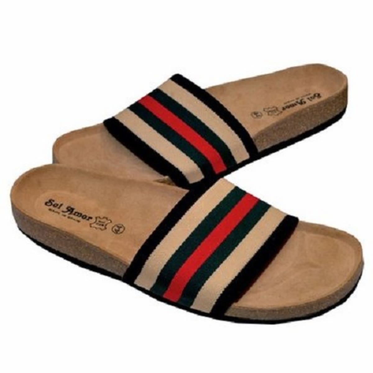 Elastic hot sale strap slippers