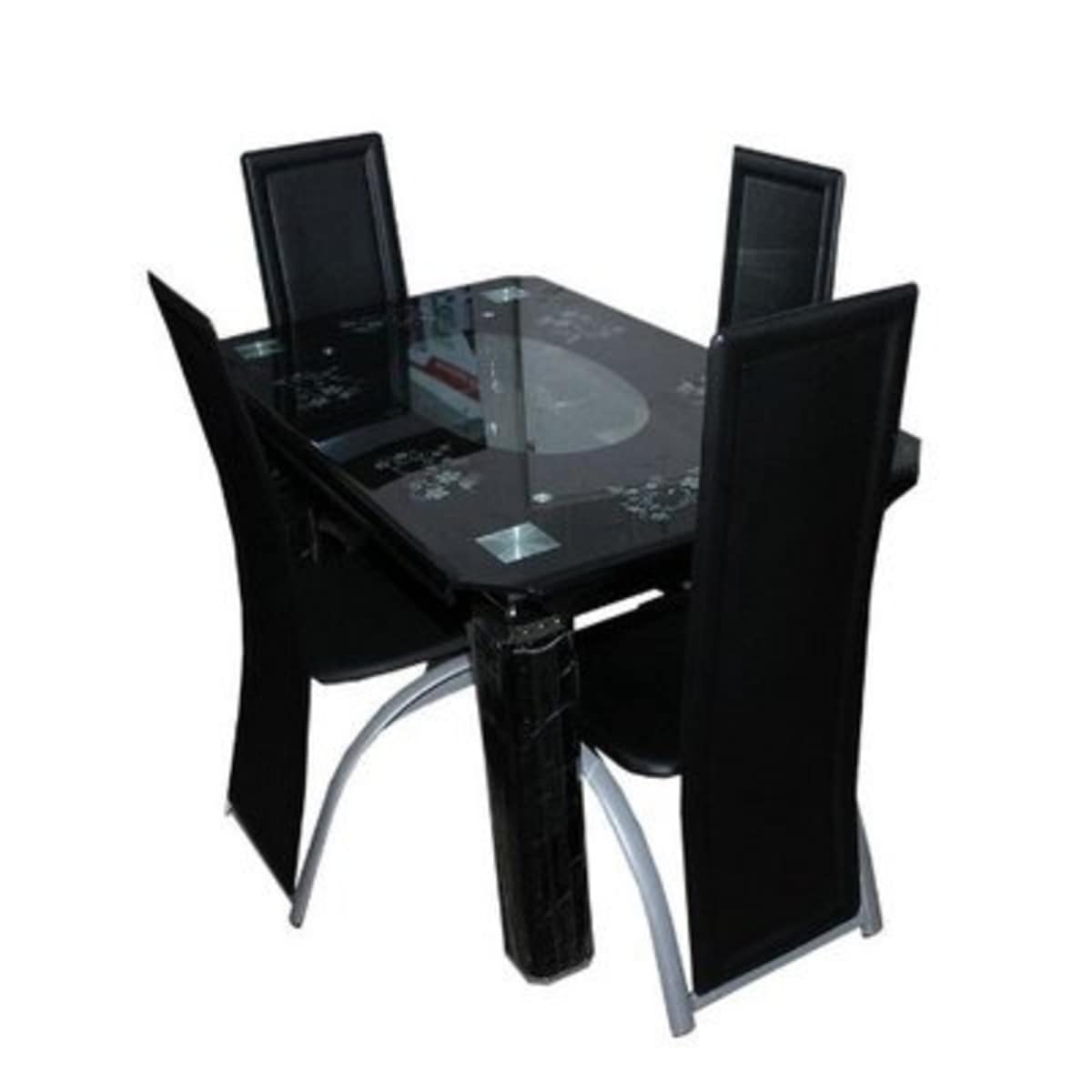 4 seater glass hotsell dining table set price