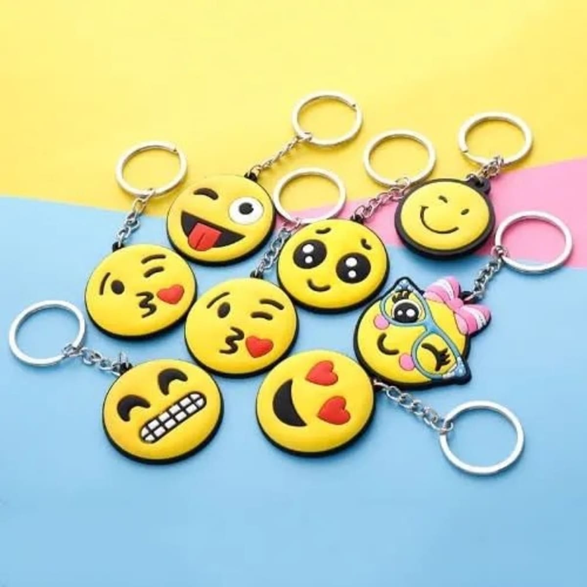 Smiley keychain online hotsell