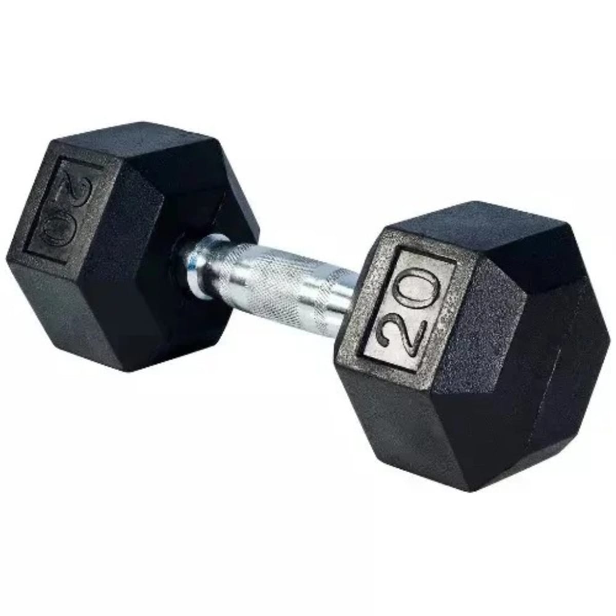 Rubber hotsell dumbbells 20kg